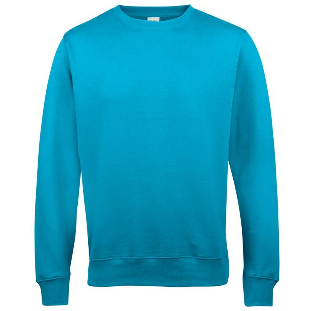 AWDis Just Hoods AWDis Unisex Crew Neck Plain Sweatshirt (280 GSM) / Hawaiian Bl